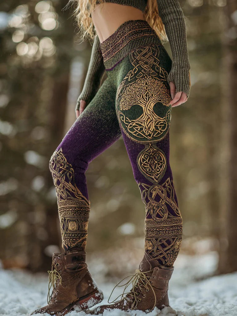 Women's Snow Wolf 3D Print Stretchy Workout Leggings Slim Tights Sexy Yoga Pants Trendy Fashion Clothes