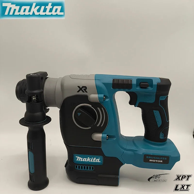 Makita Electric Cordless Brushless Hammer Drill Rechargeable Rotary Hammer Drilling  High torque power Tool(no battery)