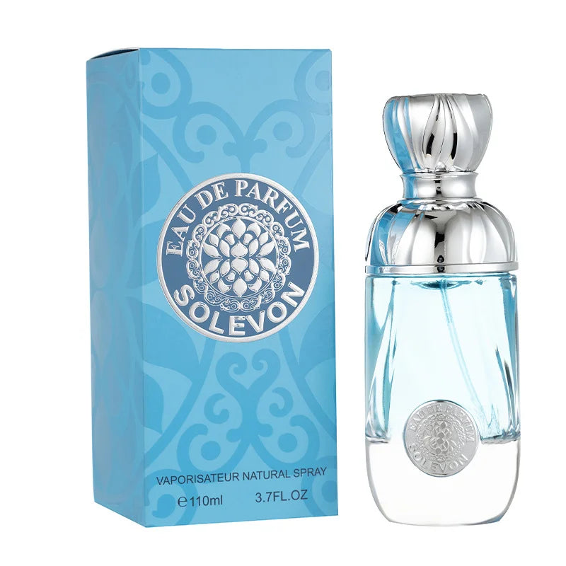 100ml&110ml Unisex EDP Perfume, Middle East Long Lasting Fragrance, Frosted Embossed Carved Bottle, Gift Box,10 Colors Optional
