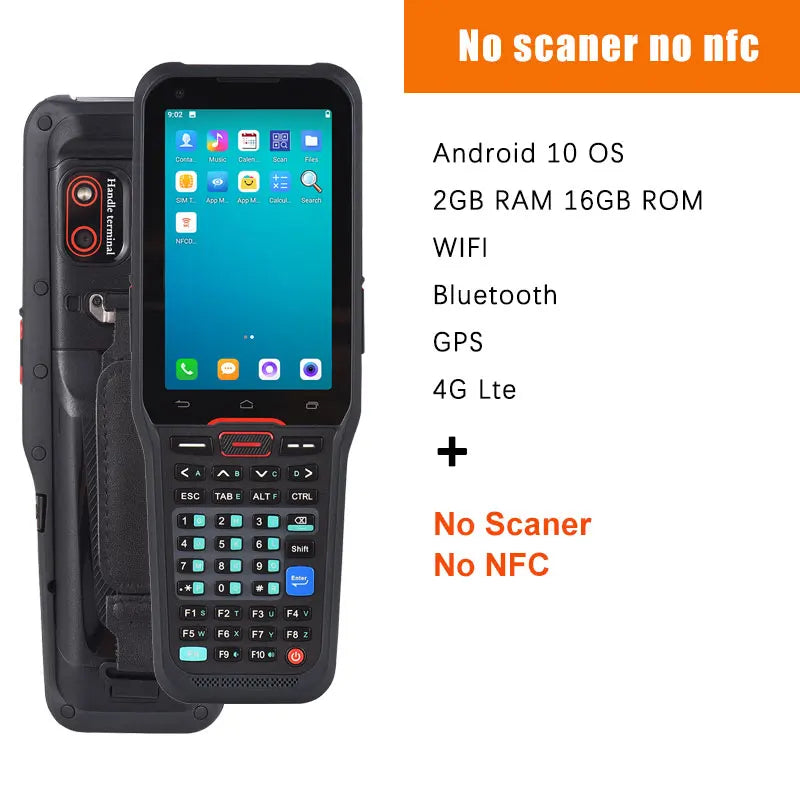 Android Rugged PDA Handheld Terminal 1D/2D QR Code Barcode Scanner NFC for Inventory Logistics Warehousing Data Collector