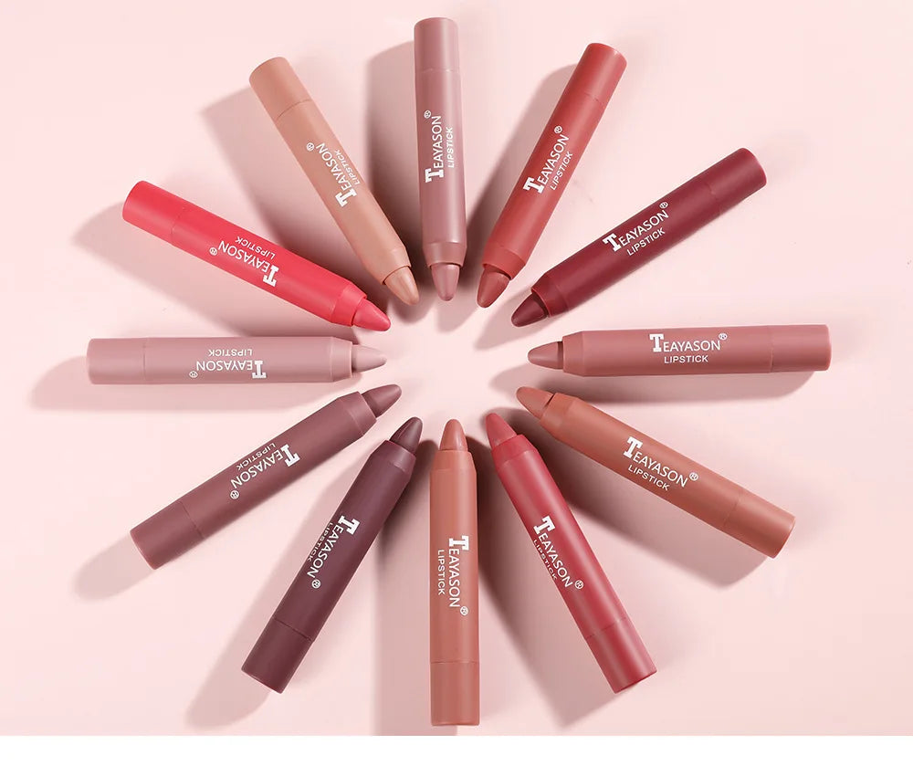 Matte Lipstick That Doesn'T Smudge, Provides Long-Lasting Color, Waterproof and Sweat-Proof, Versatile for Everyday Use, a Must-Have