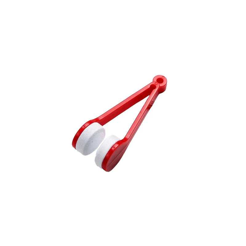 Portable Multifunctional Eyeglass Cleaning Wipe Green Microfiber Lens Brush for Sunglasses Glasses Compact Travel Scratch Free T