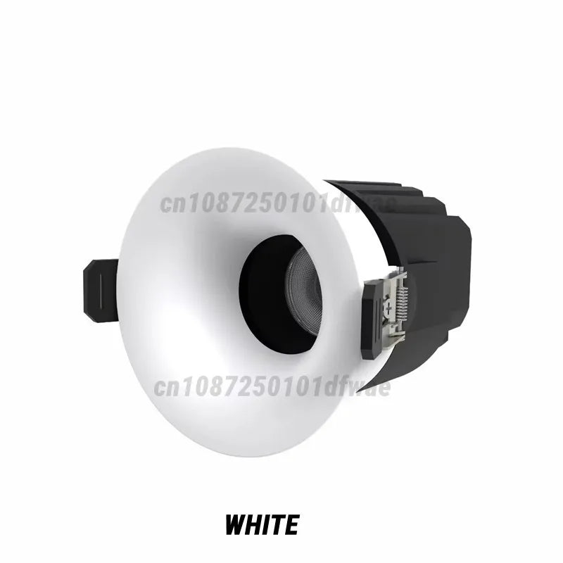 2025 New type LED curved surface spotlights, anti-glare downlights, living room and bedroom ceiling lights for indoor lighting