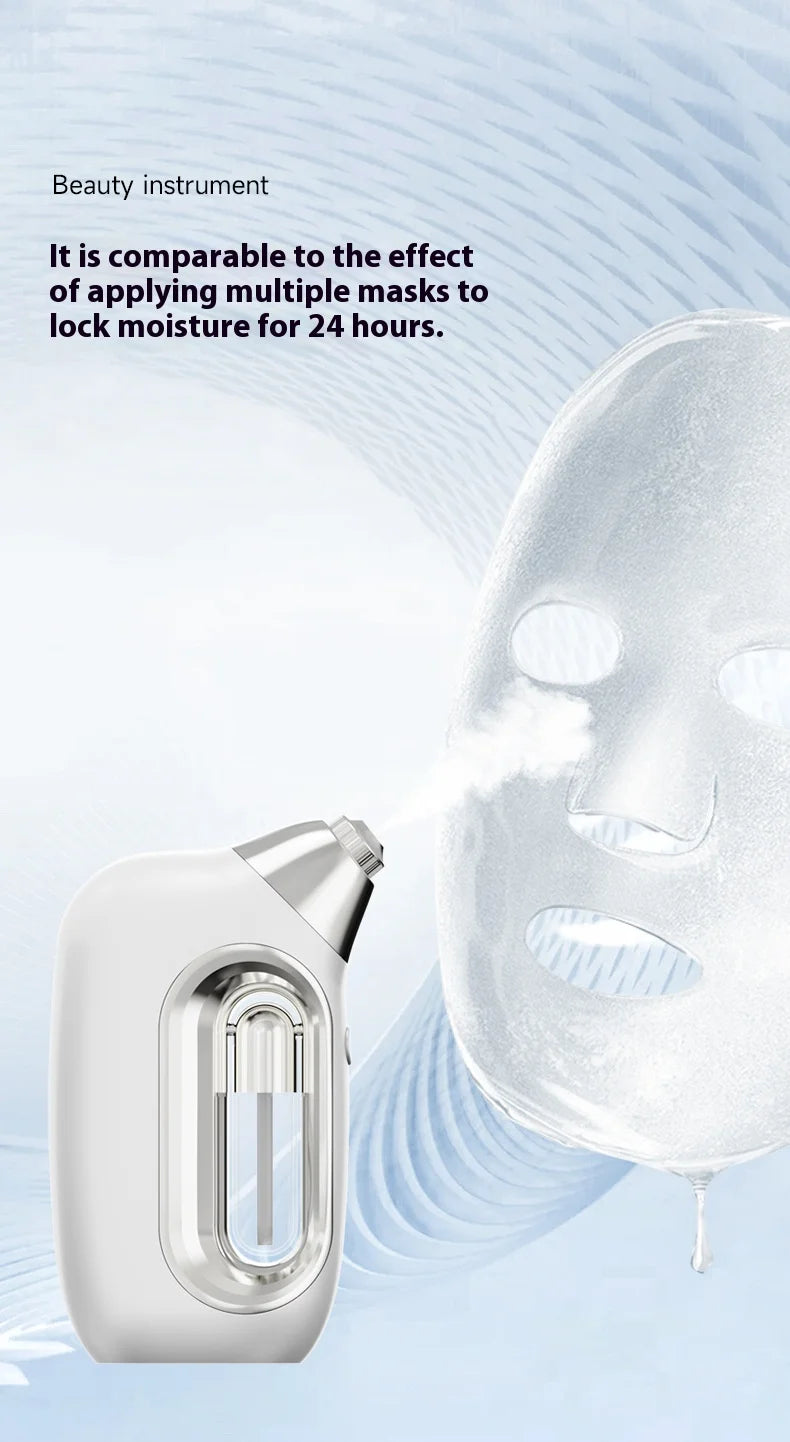 Professional Beauty Machine Women Skincare Oxygen Vaporizer Portable Self Face Steam Device Esthetician Facial Steam Devices