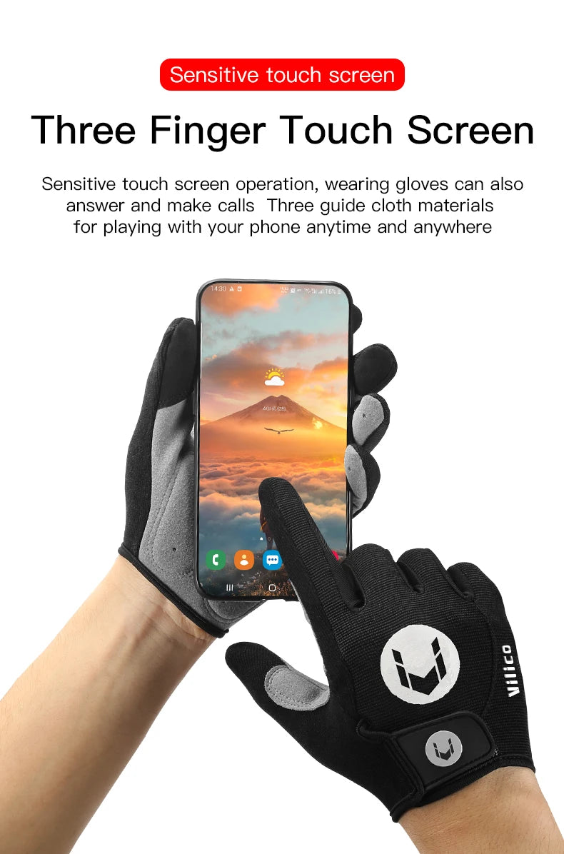 URBANCREW Cycling Gloves — Touchscreen Outdoor Sports