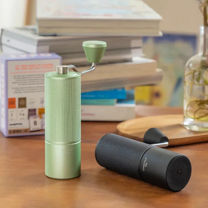 TIMEMORE Chestnut C3S / C3ESP Manual Coffee Grinder All-metal Body & S2C Burr Portable Hand Coffee Mill Grinder With Double Bear
