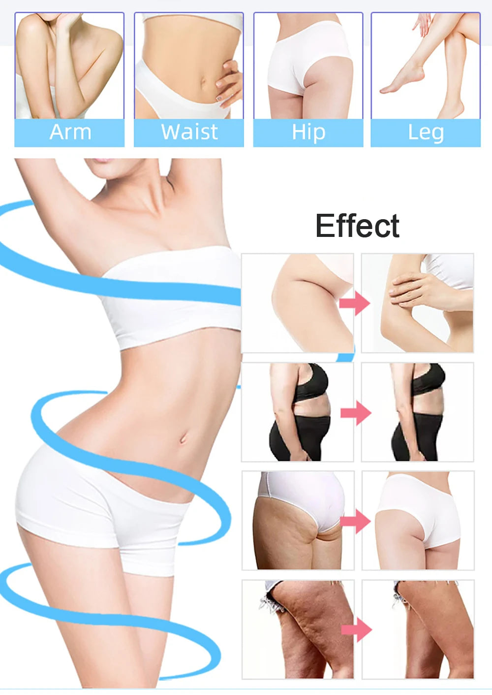 Vibrating G5 Massage Machine Slimming Muscle Massager Cellulite Removal Home Used Weight Loss Body Apparatus with Trolley Stand