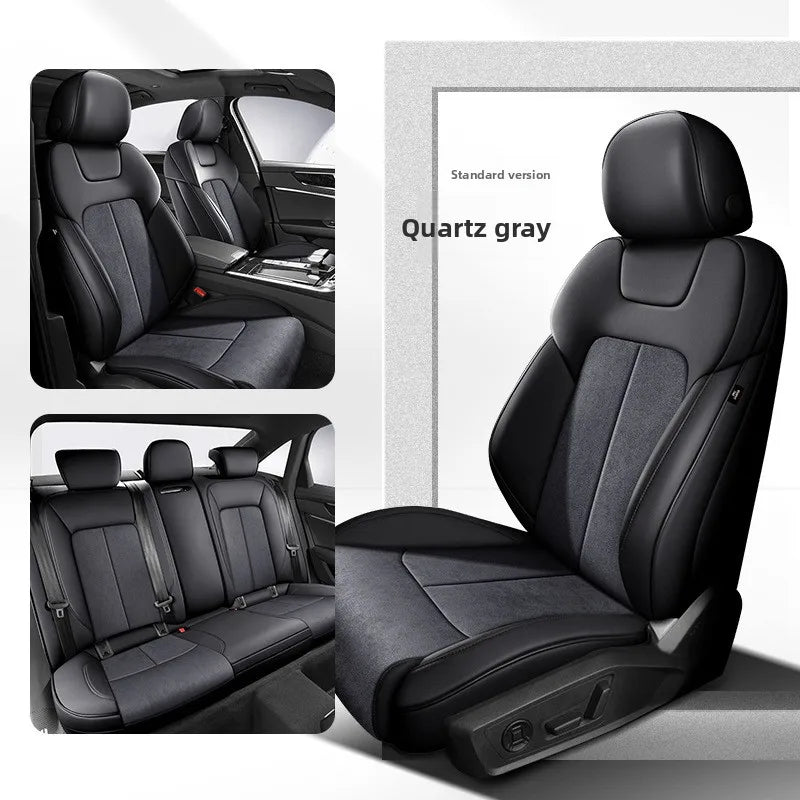 Custom Fit Full Luxury Car Seat Cover Car SUV Full Seat Set Perforated Genuine Leather for Various Models Contact Seller JJ208