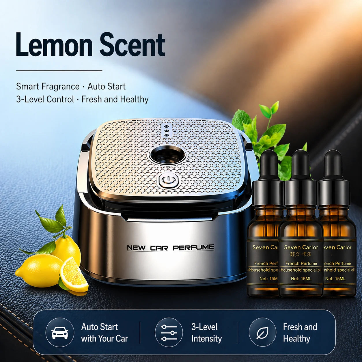 Smart Car Air Freshener Long-lasting Light Fragrance Car Spray Men's Car Interior Fragrance Decorative Item Fragrance Diffuser