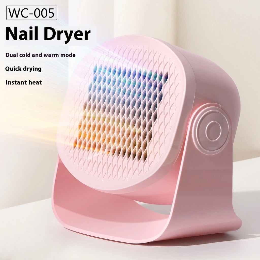 Nail Dryer Machine Quick-Dry Nail Portable Nail Dryer with 180° Rotation Hot-and-Cold Blower for Hand Foot Care