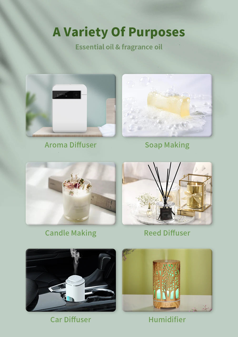Namste 500ML Aroma Diffuser Essential Oils Eight Times Concentrated Essence Perfume Flavoring Home Fragrance Air Freshener