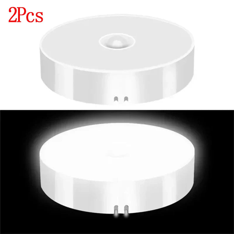 GGbingo-Motion Sensor^&^% LED Night Light USB /*Rechargeable-Kitchen Cabinet, Wardrobe Lamp# Staircase, Wireless Closet Light@@