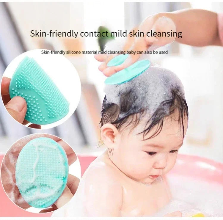 Silicone Face Scrubber Facial Cleansing Brush Face Exfoliator Blackhead Acne Face Wash Brush for Deep Cleaning Skin Care