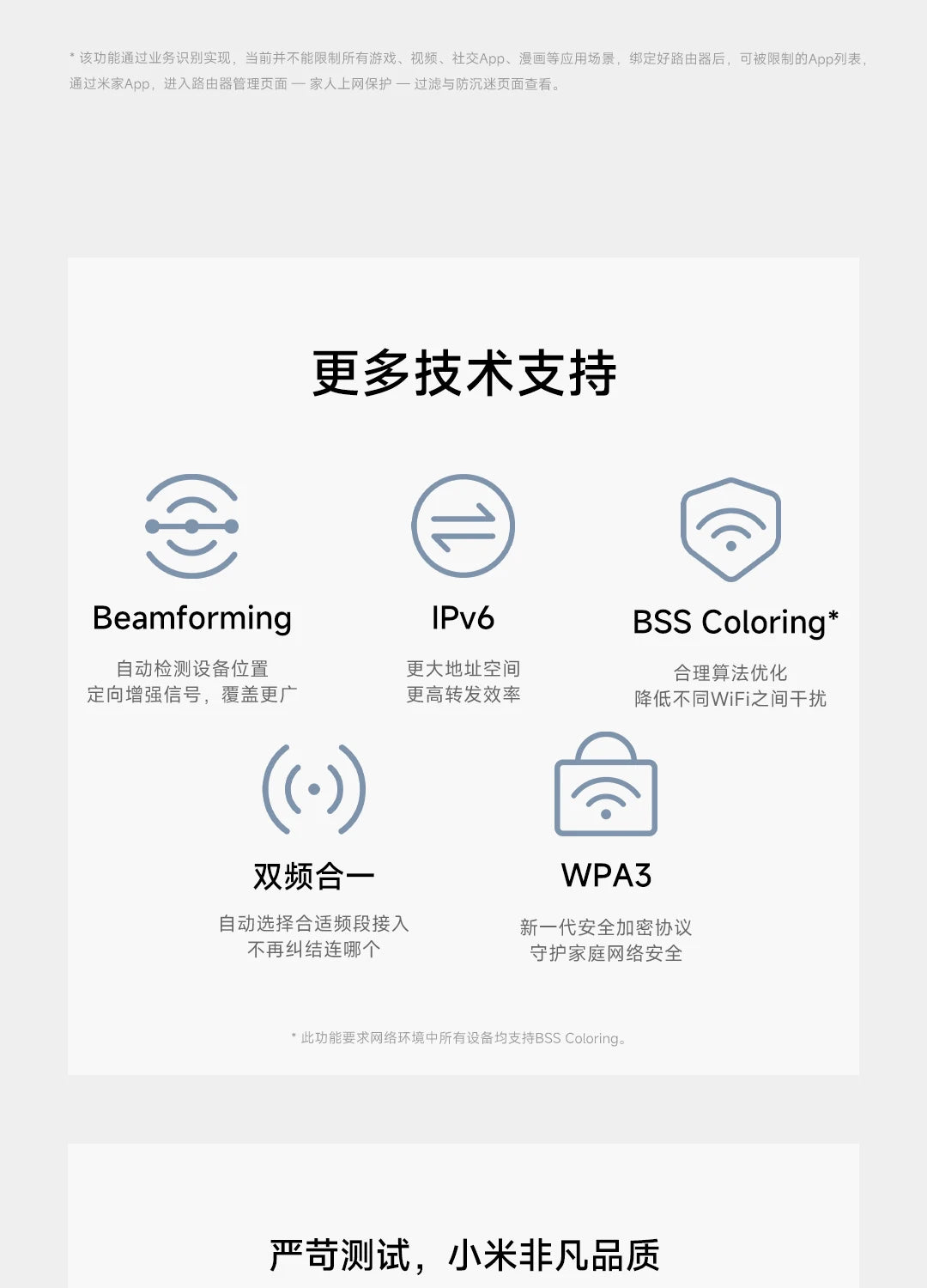 Xiaomi BE3600 2.5G Version Wifi 7 lOT Home Smart Linkage Enhanced OFDMA Support Mesh Networking Mi Home Safely Control