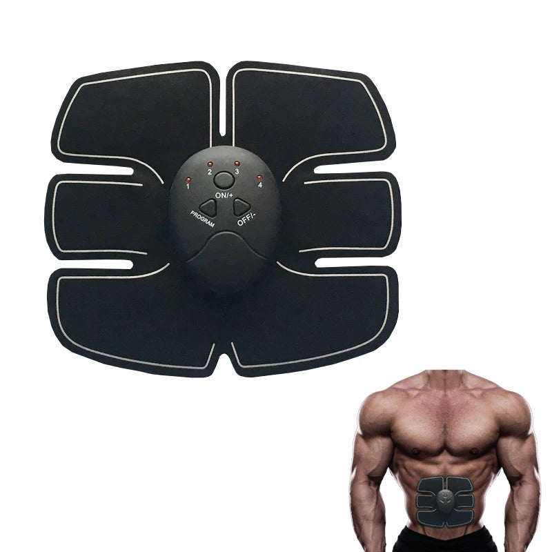 Ab Wireless Massage Stimulator Abdominal Muscle Trainer Vibration Body Slimming Machine Fat Burning Fitness Training Hip Workou