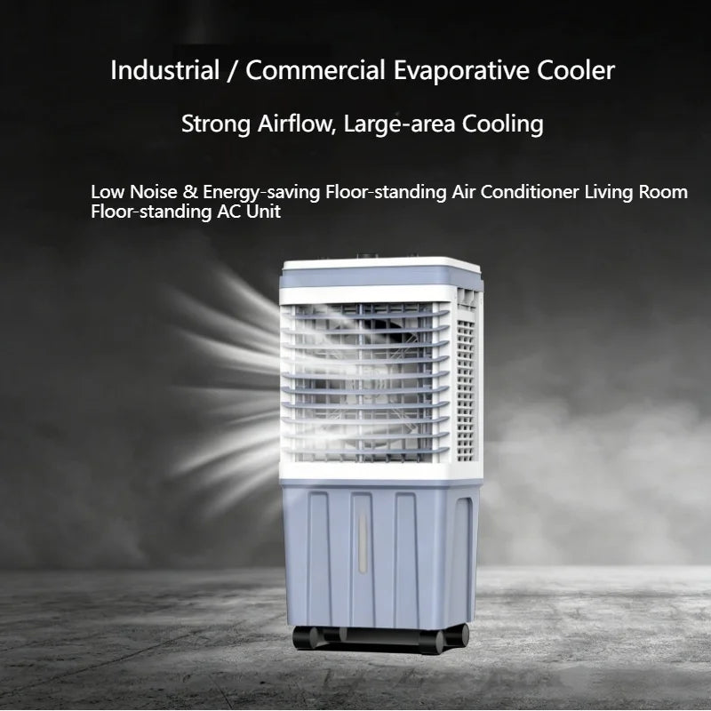 3-in-1 Portable Evaporative Air Cooler 25L Large Water Tank Cooling Fan with Remote Control for Home Office Workshop 110V/220V