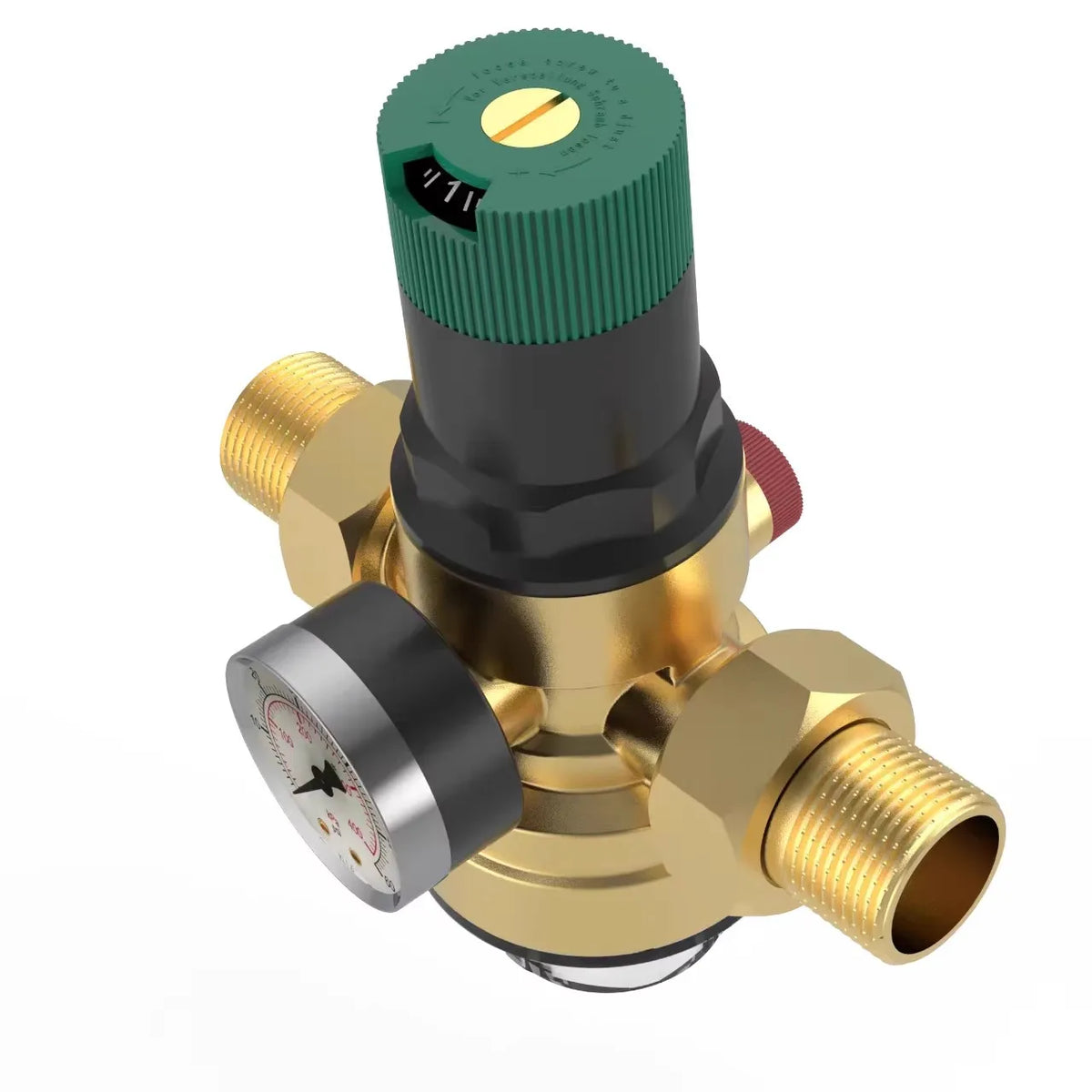 Adjustable Pressure Reducing Valve with Gauge for Water - Pressure Regulating Valve  DN15 DN20 Two-end Connect,DN25 Valve Body