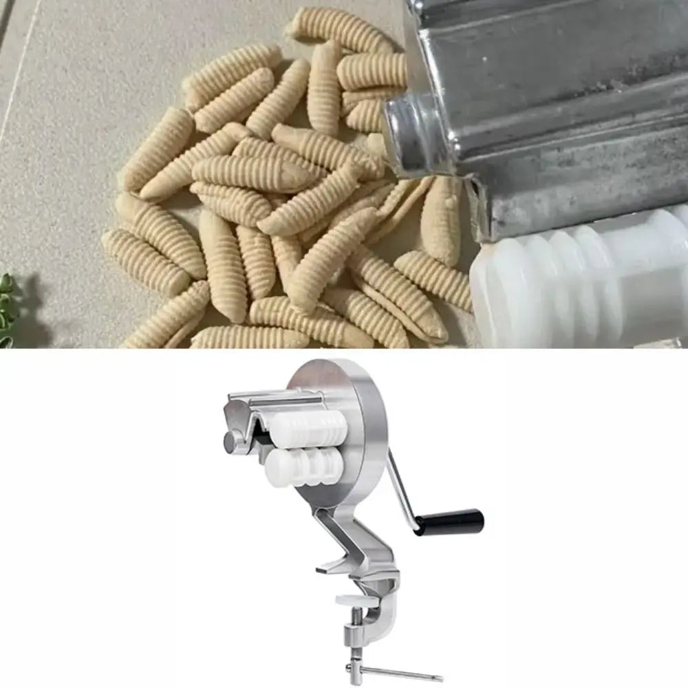 Kitchen Gadgets Manual Cavatelli Machine Ergonomic Labor-saving Macaroni Maker Hand Crank Pasta Maker Pastry