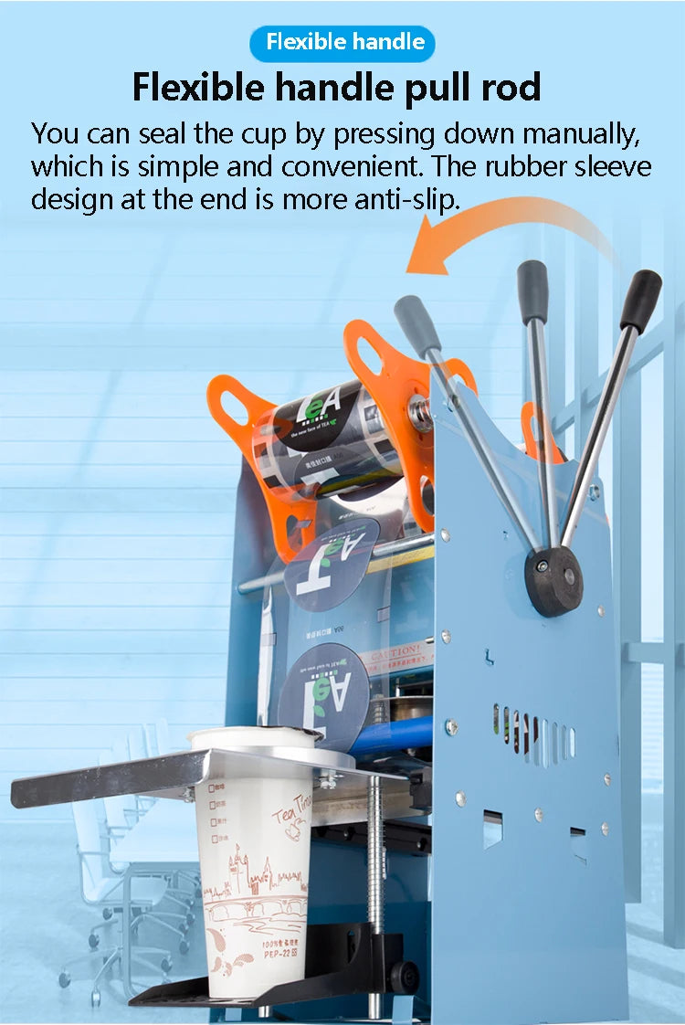 Full Automatic Cup sealer Cup Sealing machine Bubble tea machine for 9.5CM Paper Milk tea/Coffee cup Boba Tea