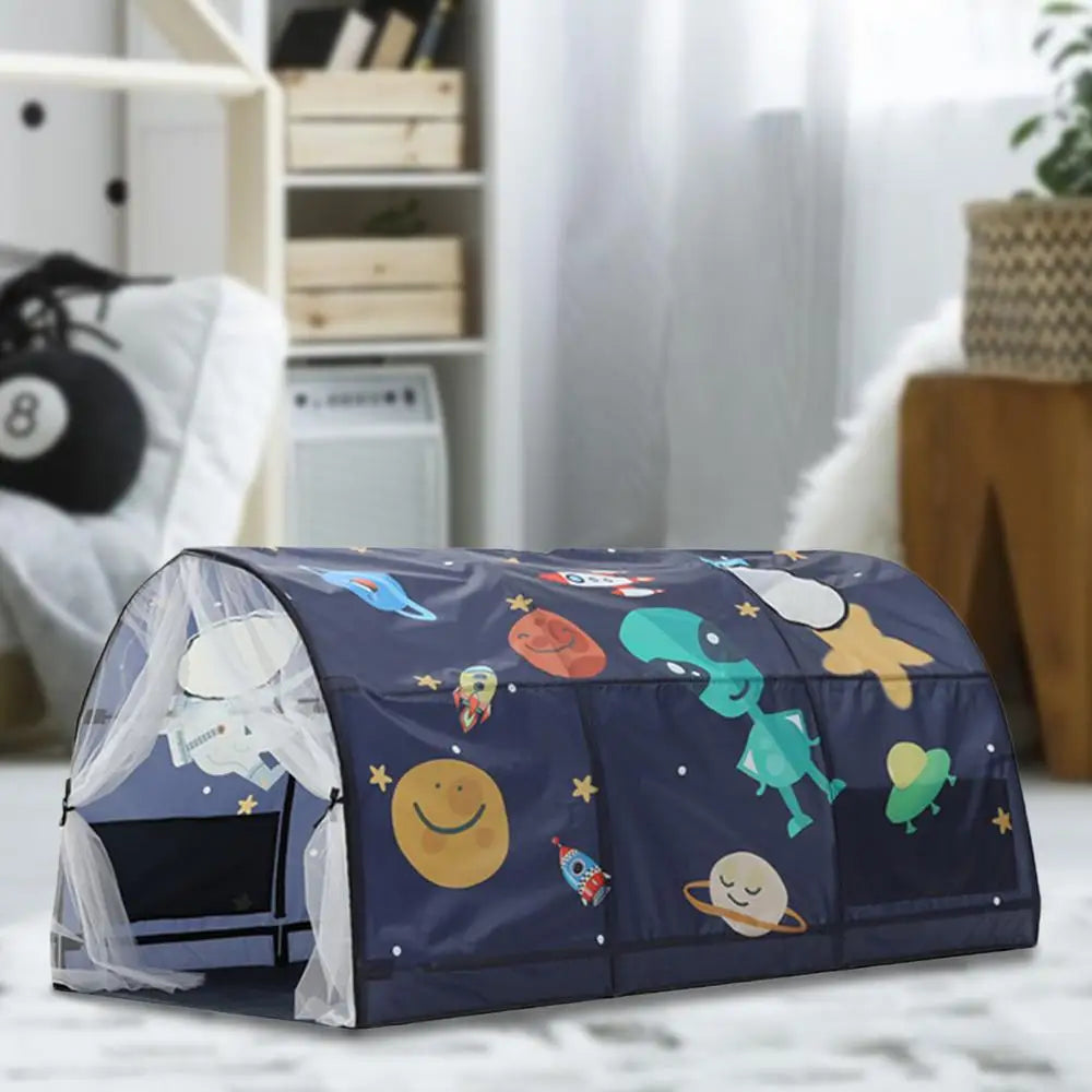 Toddler Sleeping Tent Kids Play Tunnel Tent Bed Tent Privacy Tent Bed Canopy Shelter Indoor Cabin Tent Garden Kids Game Room