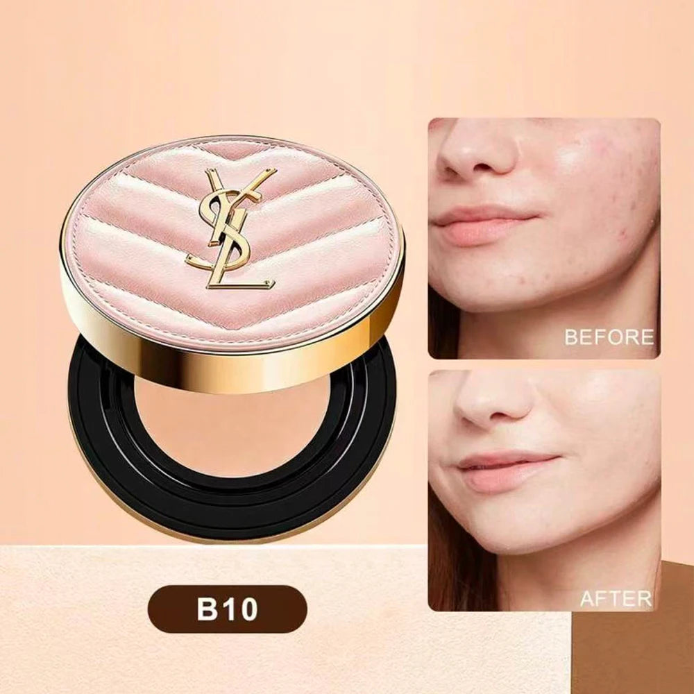 YSL Le Cushion Encre De Peau Luminous Matte Cushion Foundation 10 20 Long Lasting Flawless Coverage Oil Control Hydrating SPF50