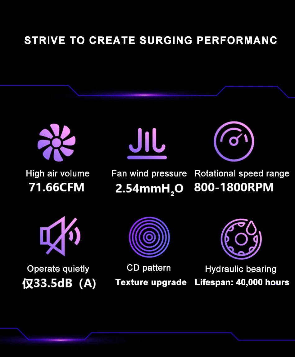 Power Train X-GAMERX PRISM 8RS ARGB Fan 800-1800RPM CPU Cooling Fan PWM Quiet Integrated Building Block Case Fan