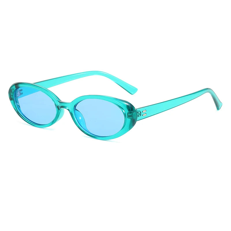 4pcs/7pc Small Oval Sun Glasses Vintage Oval Sunglasses 2024 Men Small Oval Sun Glasses Retro Fashion Women Sun Glasses Oculus ﻿
