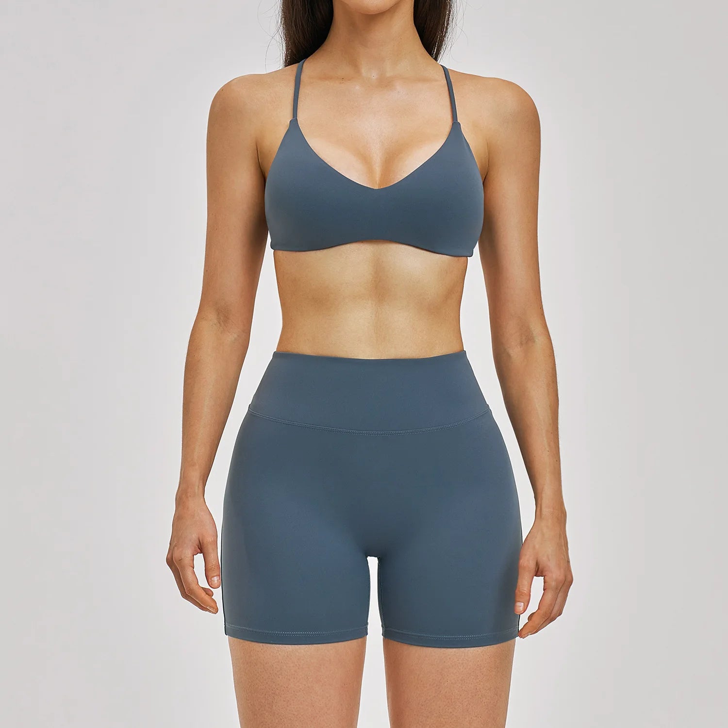 Yoga Set 2PCS Women's Clothes Sports Outfits Fitness Tracksuit Gym Shockproof Workout Clothing Female Fitness Suit Athletic Wear