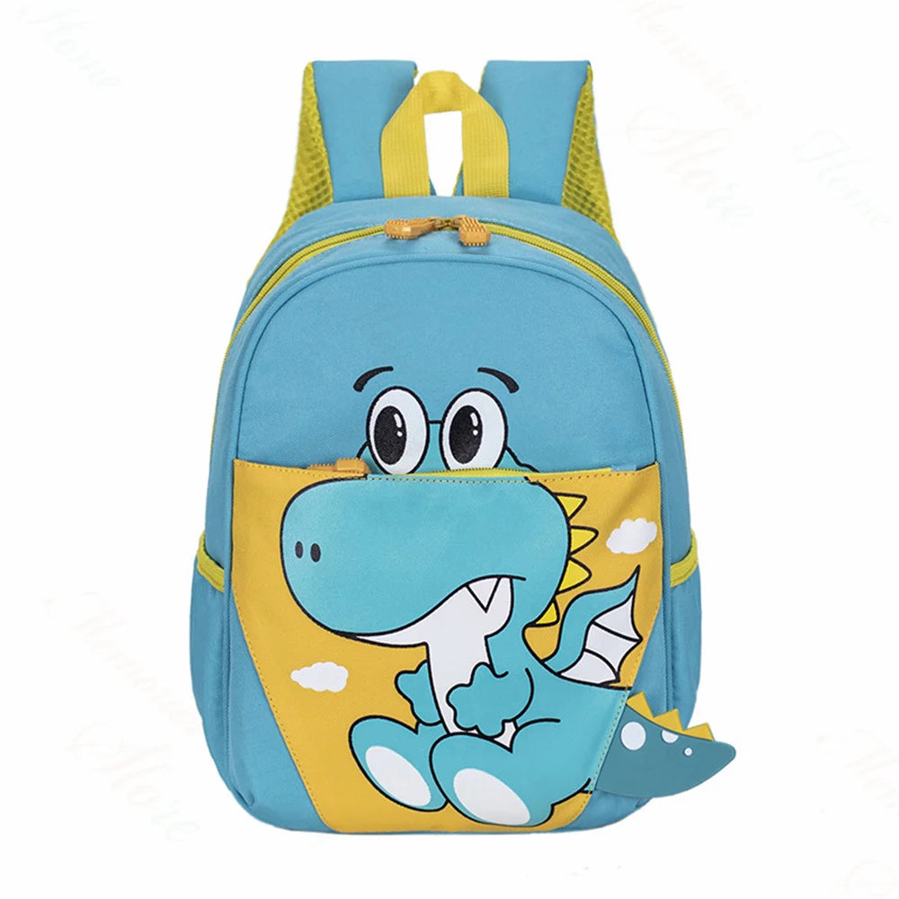 2023 New Kindergarten Backpack Personalized Name Children's Cartoon Dinosaur Cute Backpack Customized Children's Day Gift Bags