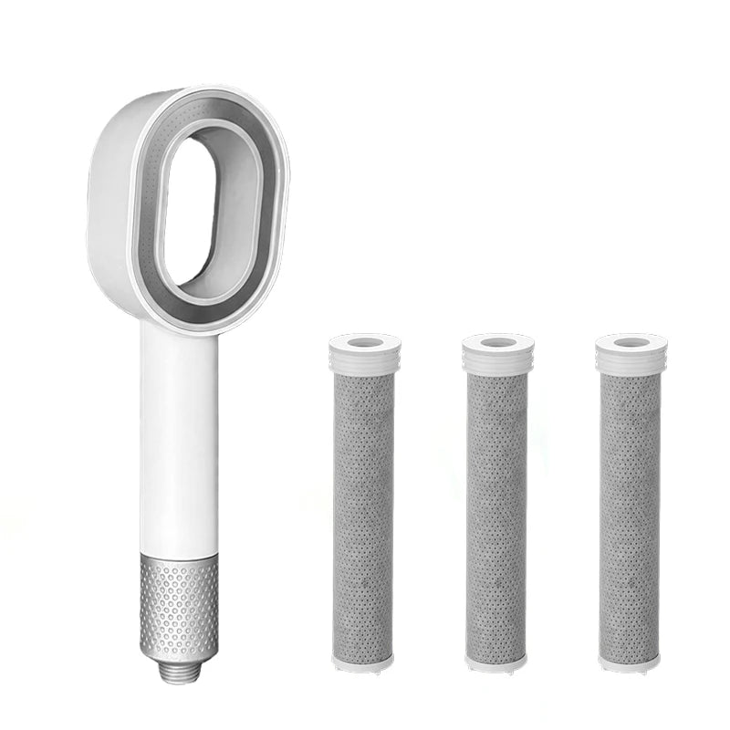 High Pressure Filter Shower Head Nozzle Impurities Beauty Purification Bathroom Showerhead Accessories Universal Water Saving