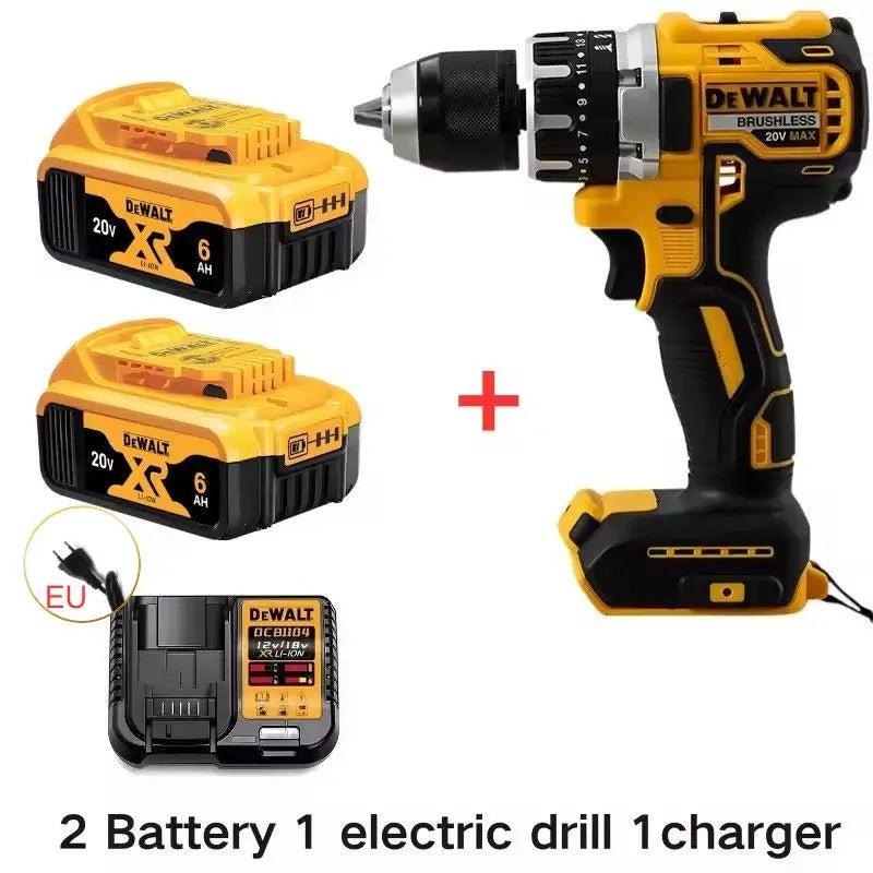 Dewalt DCD796 13mm Brushless Impact Electric Drill Multifunctional Cordless Screwdriver Rechargeable 20V Battery Power Tools
