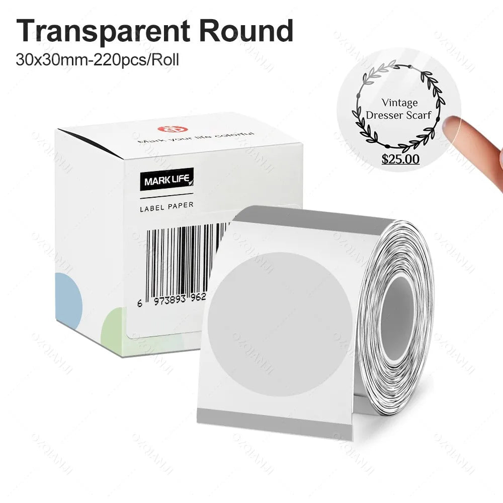 X2 Thermal RFID Label Sticker Adhesive Label Paper Tape 40*30mm 50*30mm for M110 M220 M200 P50 X2 E210 P2 N20 Label Printer