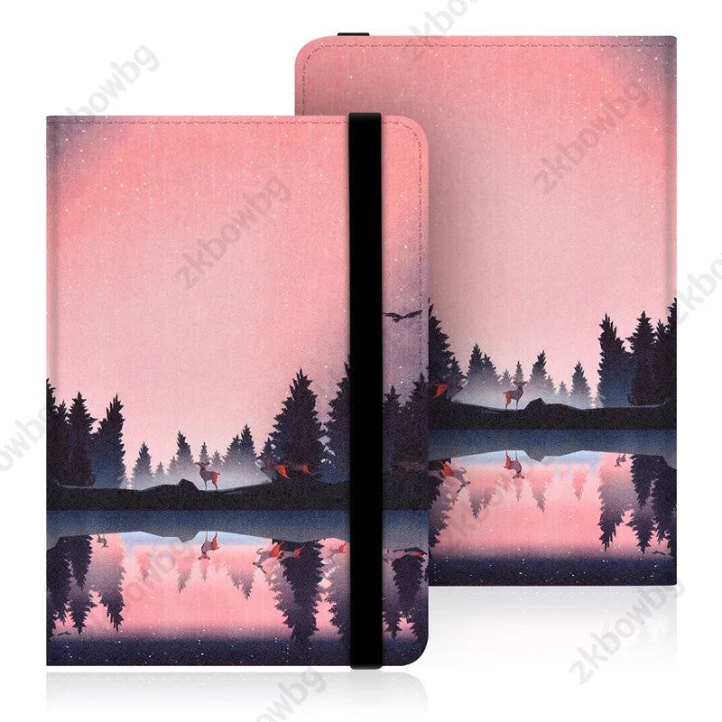 Universal Case for Kindle 4 Kindle 5 D01100 K4 K5 K4S K4B 2012 2014 Kindle 7th Voyage Paperwhite 4 3 2 1 Ebook Cute Case Cover