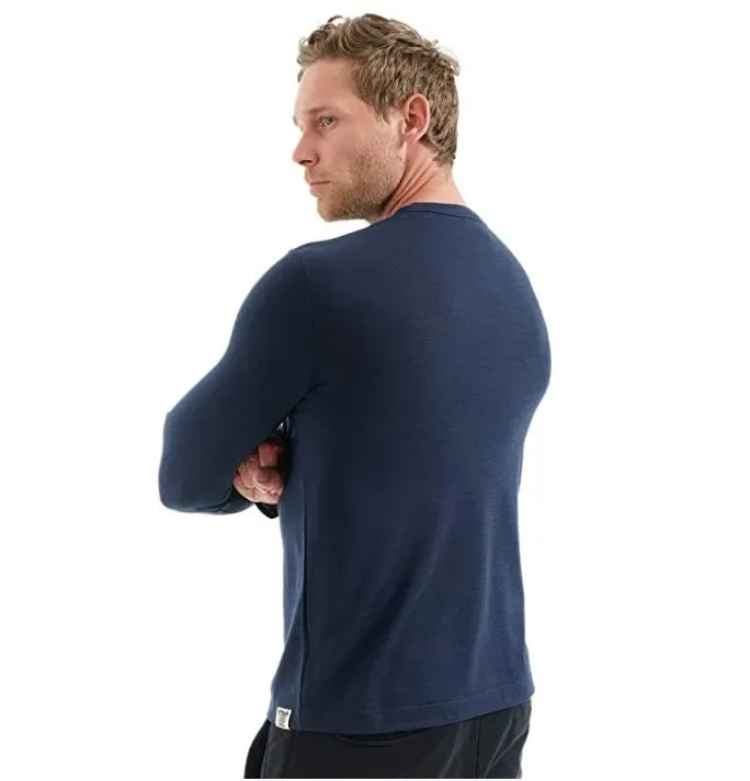 100% Merino Wool Thermal Underwear Men Merino Wool Base Layer Shirt 240G Winter Warm Wicking Breathable Anti-Odor USA Size