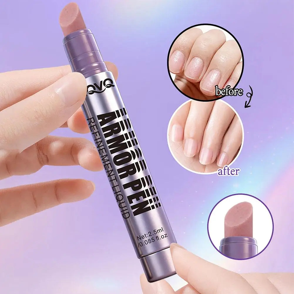 Nail Polish Pen,Cuticle Care Treatment Pen,Polishes And Smooths Cuticles,Pen Refinement Liquid Nail Art Pen Manicure Care Tools