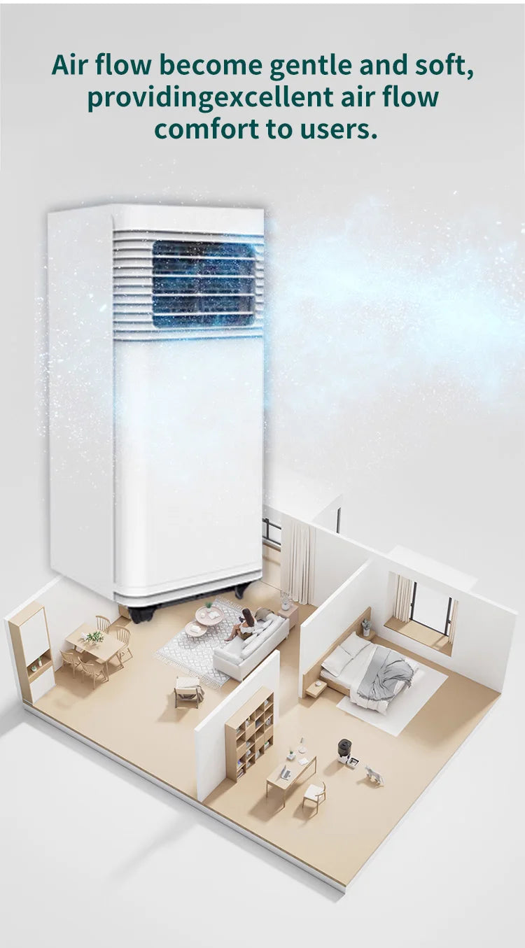 Airwens 7000BTU Heating&Cooling 110V/240V Portable Air Conditioner  for Car Hotel House hold Use