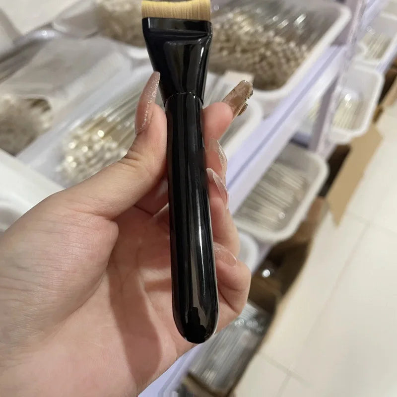 Ultra Thin Brush Make Up Brushes Eco-Friendly Makeup Brush Traceless Liquid Brushes Flat Makeup Scrub for Liquid Cosmetics