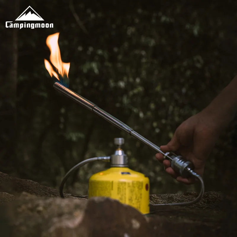 Campingmoon XD-6 Stainless Steel Fire Torch for Outdoor Camping and Barbecue Camping Gear