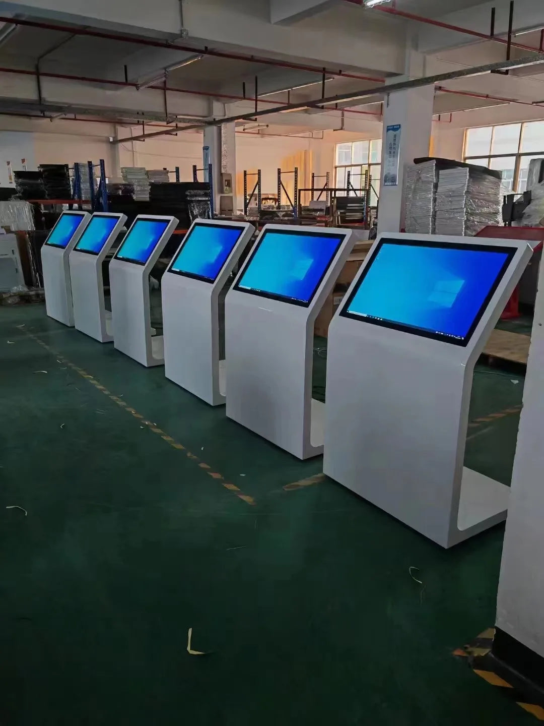 21.5 32 43 Inch Shopping Mall Android Interactive Touch Screen Digital Signage Display Floor Stand Lcd Self Service Kiosk