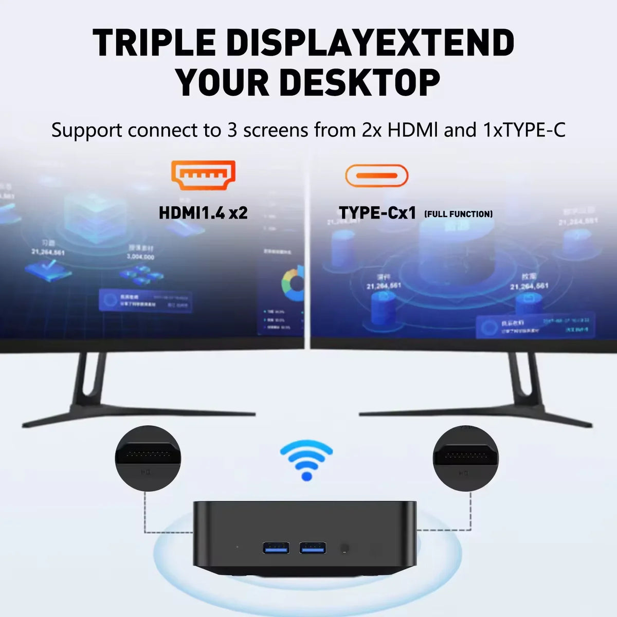 Mini PC Intel Core I9 10980HK Windows 11 Small Pocket Cmputer 16GB RAM 1/2TB SSD WIFI6 BT5.2 4K Desktop PC Gaming Computer