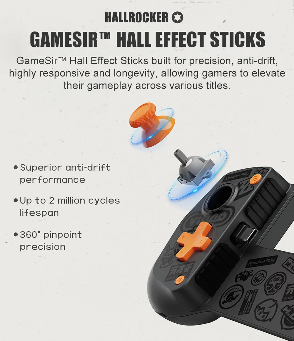 GameSir X5 Lite Zenless Zone Zero Edition Mobile Gamepad for iPhone 17 16 15 Android iPad Mini Y700 Tablet Controle para Celular