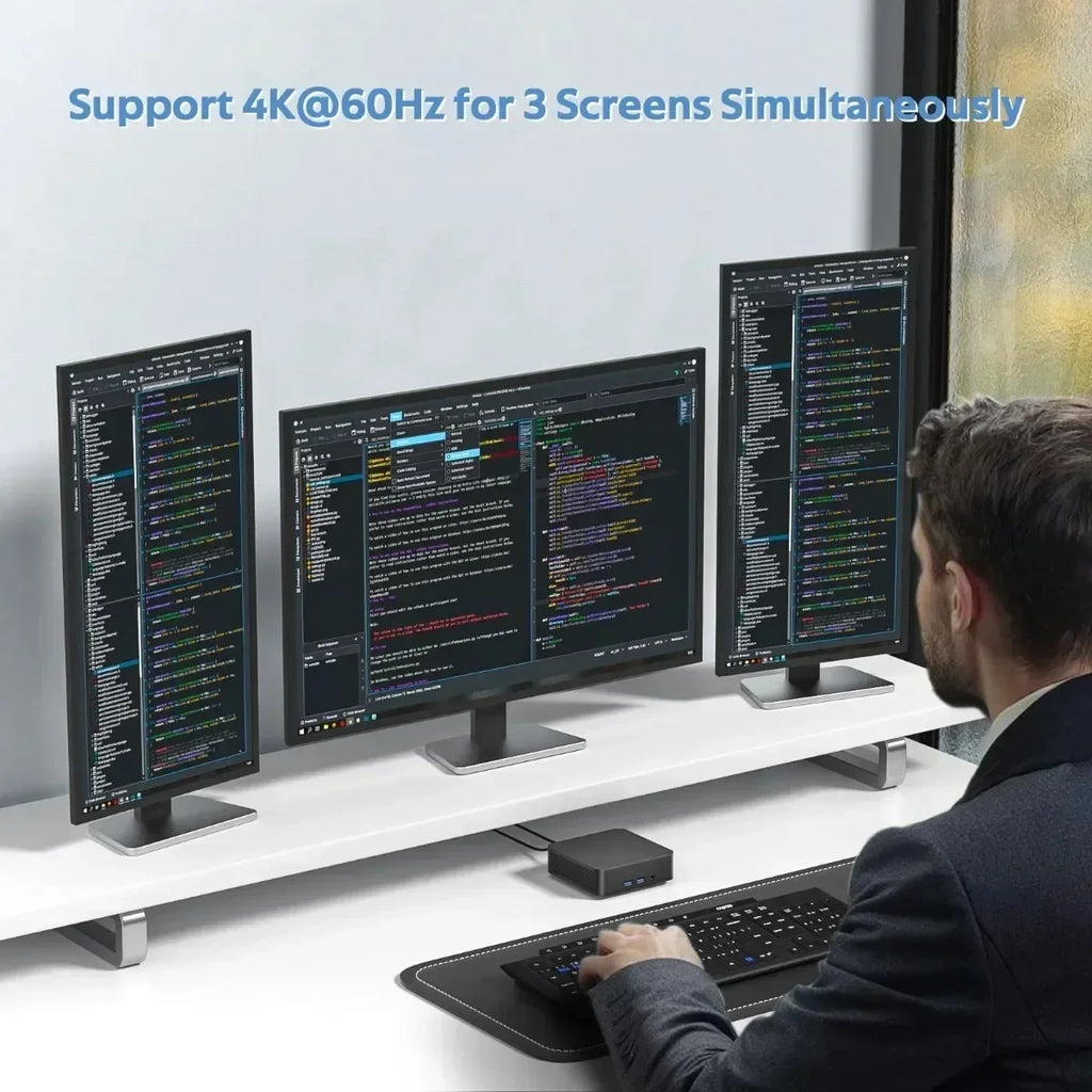 Intel Core I9 10980HK Windows 11 pro Portable PC 32GB RAM 1/2TB SSD WiFi 6 Bluetooth 5.2 4K 60Hz HD Mini Gaming Office Study Lap