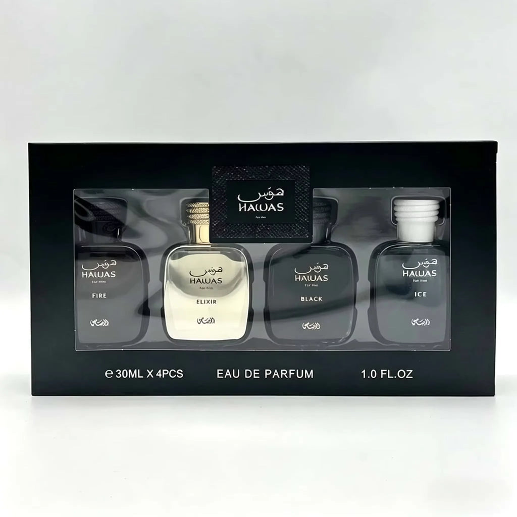 Premium Hawas Verde & Hawas Ice Eau De Parfum For Him Long Lasting Scent Fresh Aquatic Perfume Men Fragrance Luxurious Gift
