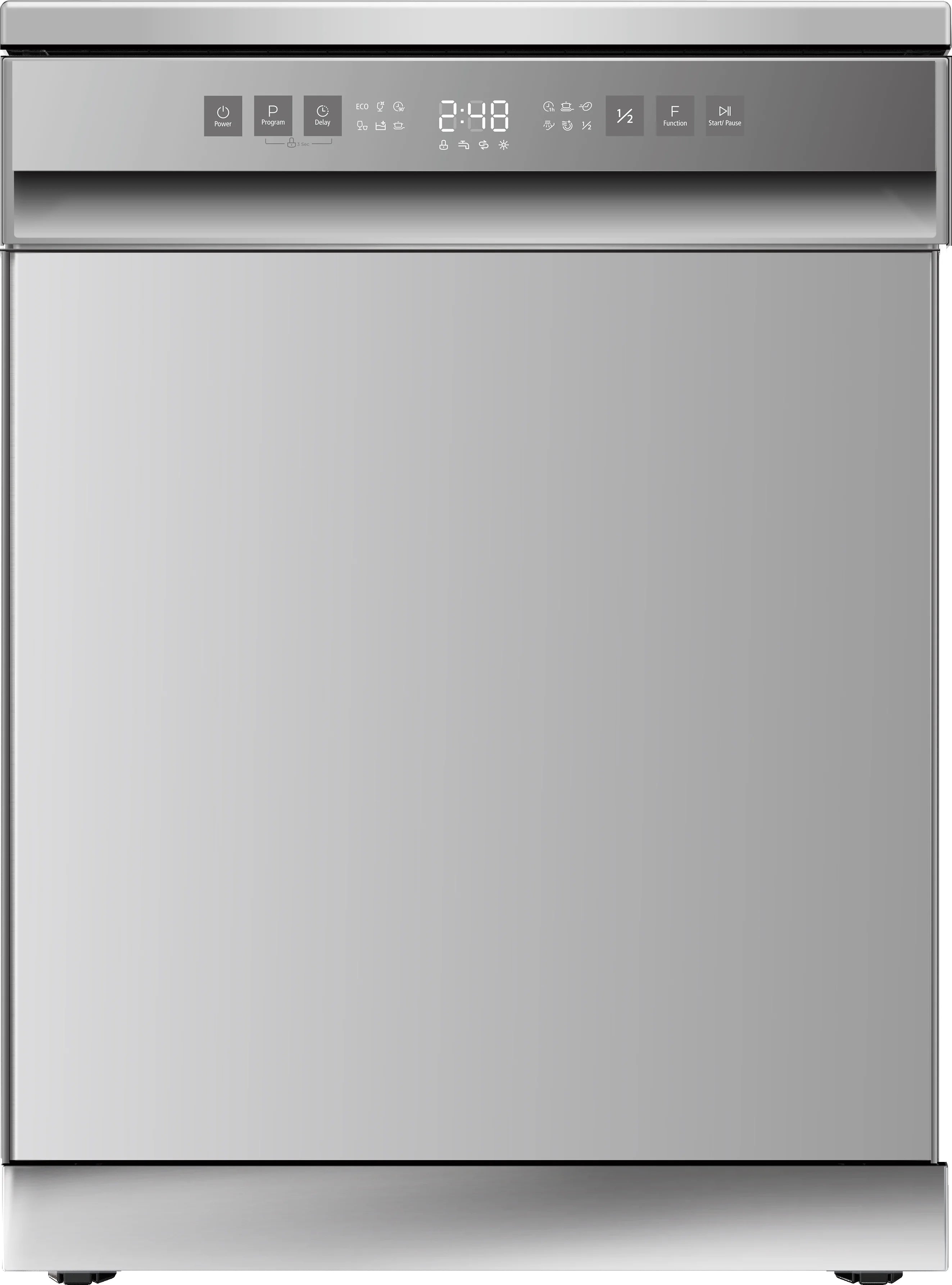 Freestanding Dishwasher, 12 Place Settings, Kitchen Dishwasher, Quiet 44dB Electric Home Appliance, 590 x 600 x 845 mm
