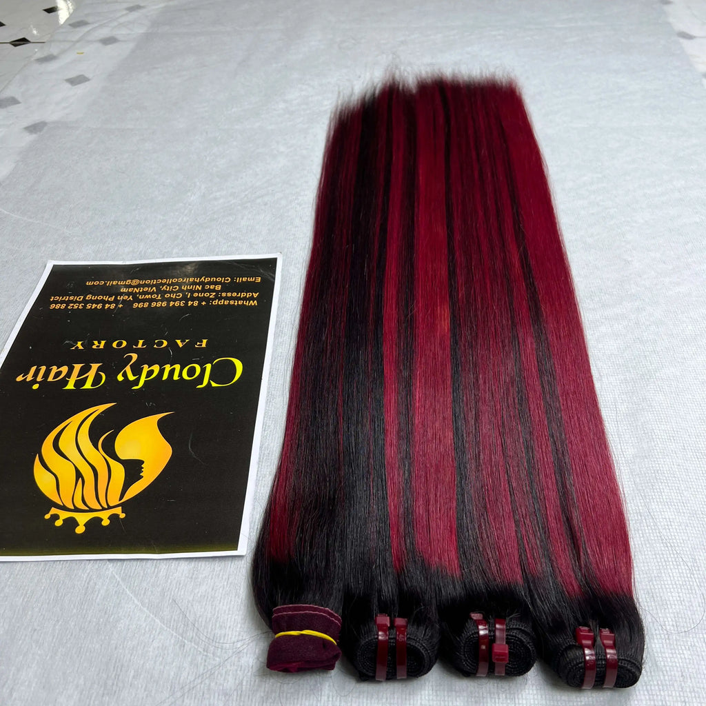Vietnamese Hair 100% Raw Human Hair Extensions Fast Shipping Natural Styles Bone Straight Bundles Wholesale Price