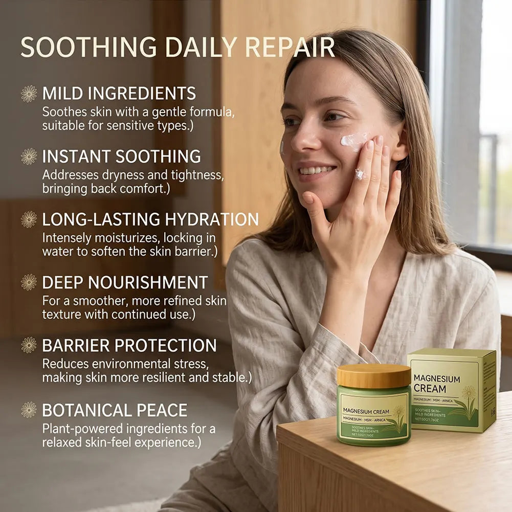 Natural Plant-based Ingredients Hydrating Moisturizer Face Cream Non-Greasy Gentle Daily Barrier Repair Face Cream for Face Body
