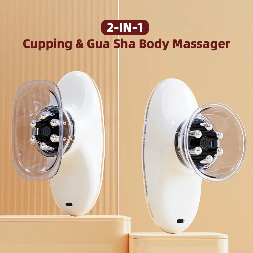 3+1 Body Sculpting Machine Red Light Vacuum Cupping Sculpting Machine Dual Modes Portable Face Body Slimming Massager