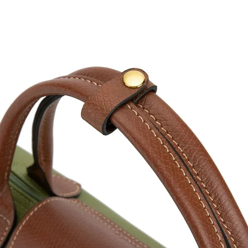 Leather Bag Handle Fixed Buckle For Longchamp Tote Bag Shoulder Strap Fixing Clip Adjustment Shorten Buckle Bag Accessories