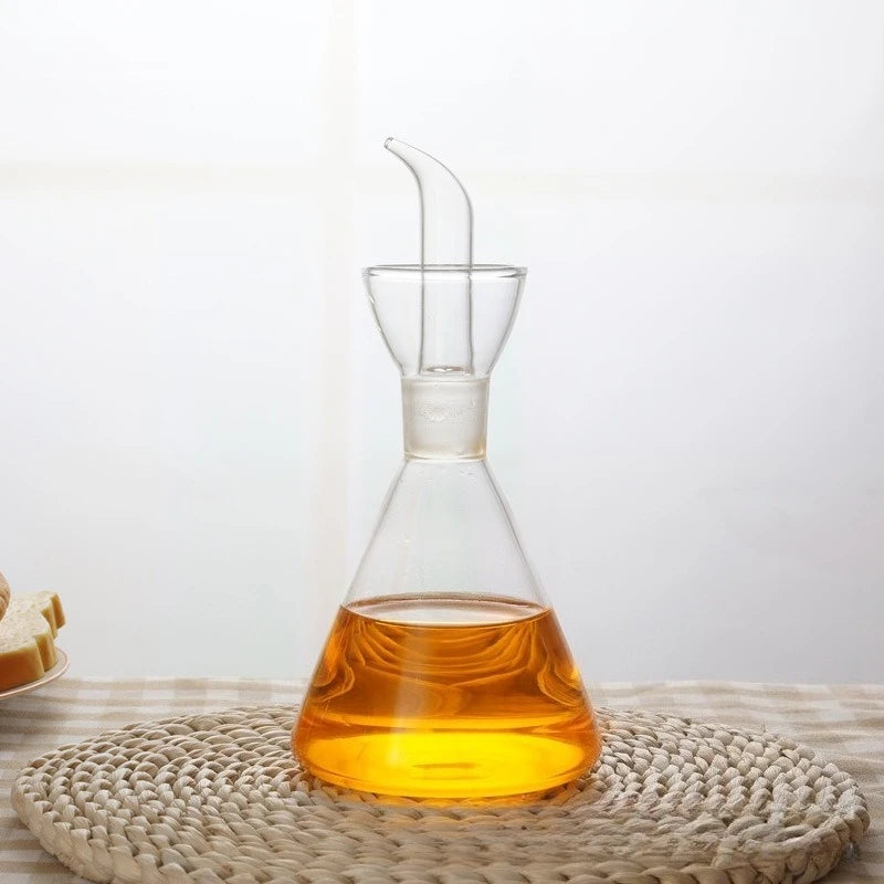 High Borosilicate Glass Oil Pot Household Leak-proof Oil & Vinegar Pots Kitchen Soy Sauce Pot Oil Tank Seasoning Oil Bottle
