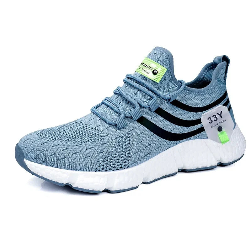 Spring New Wear Resistant Running Shoes Fashionable Trendy Elevated Flat Shoes Comfortable Soft Sports Shoes with Hollow Design